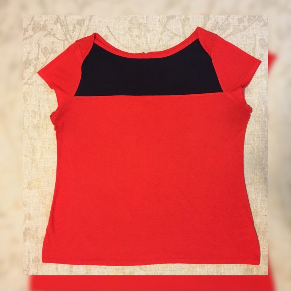 Merona - short sleeve top - xxl - color block